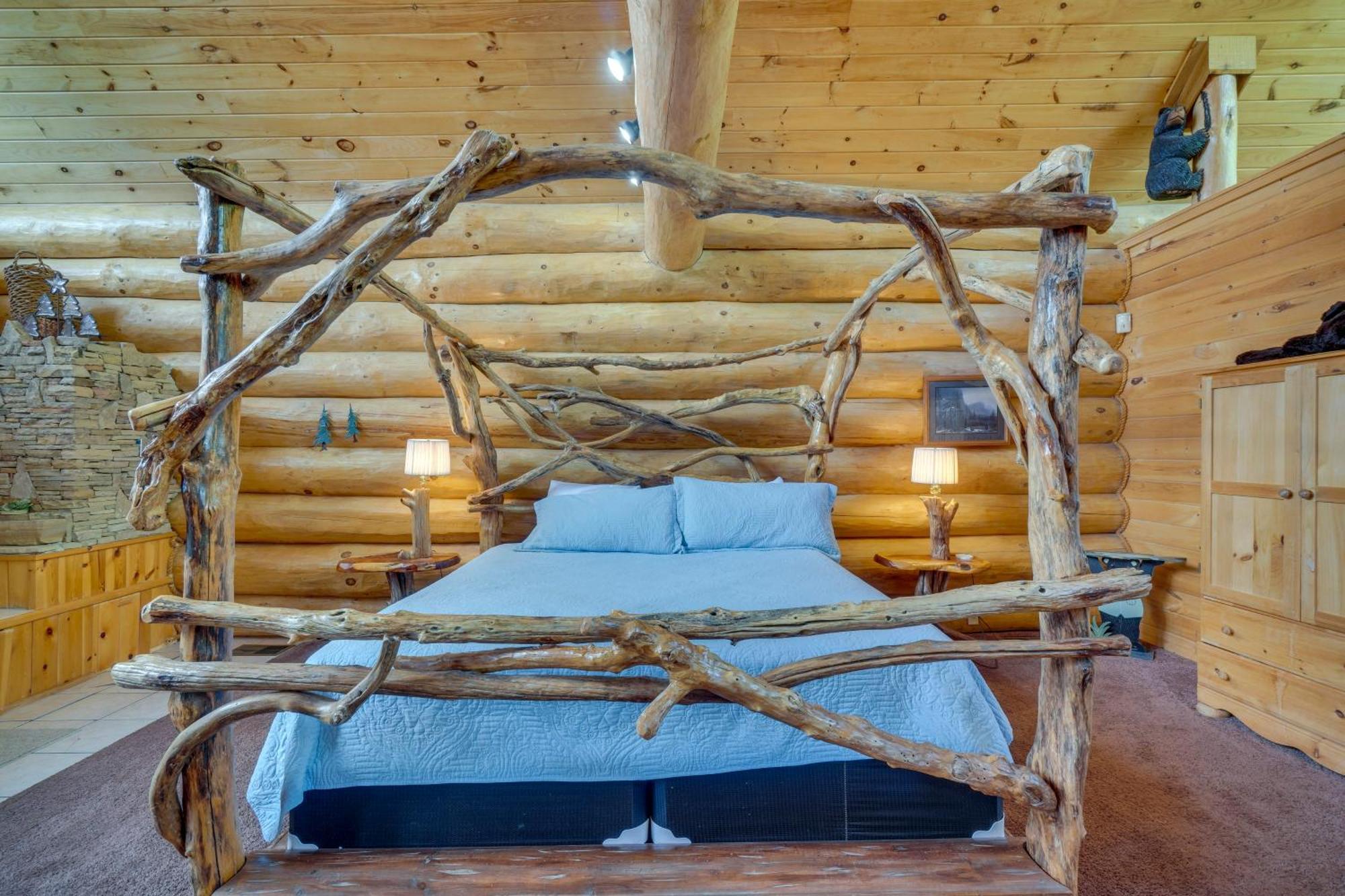 Gatlinburg Cabin With Hot Tub About 11 Miles To Downtown 外观 照片